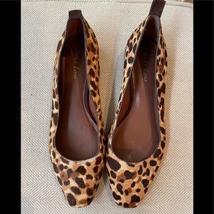 Essex Lane Elyn Calf Hair Animal Print Leopard Flats Size 10
